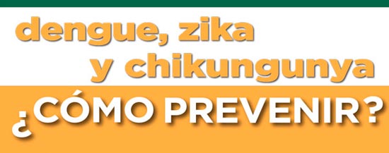 Como prevenir al Dengue Zika y Chikungunya